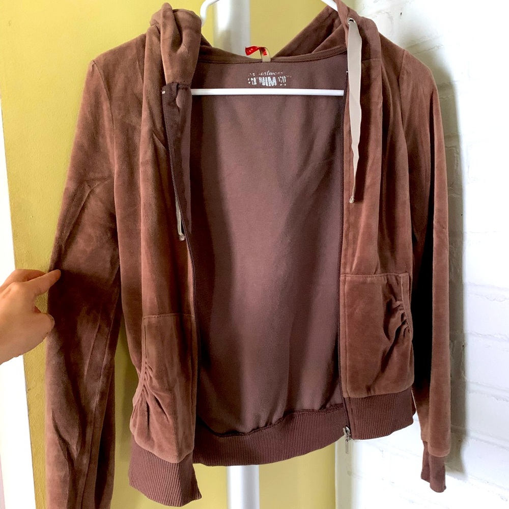Brown hoodie